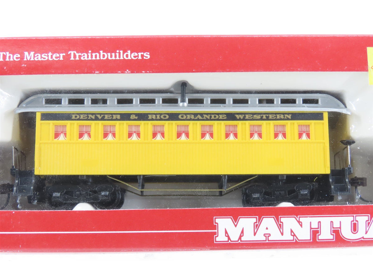 LOT of 12 HO Scale Mantua D&amp;RGW Denver &amp; Rio Grande Western Passenger Cars