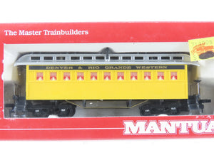 LOT of 12 HO Scale Mantua D&RGW Denver & Rio Grande Western Passenger Cars