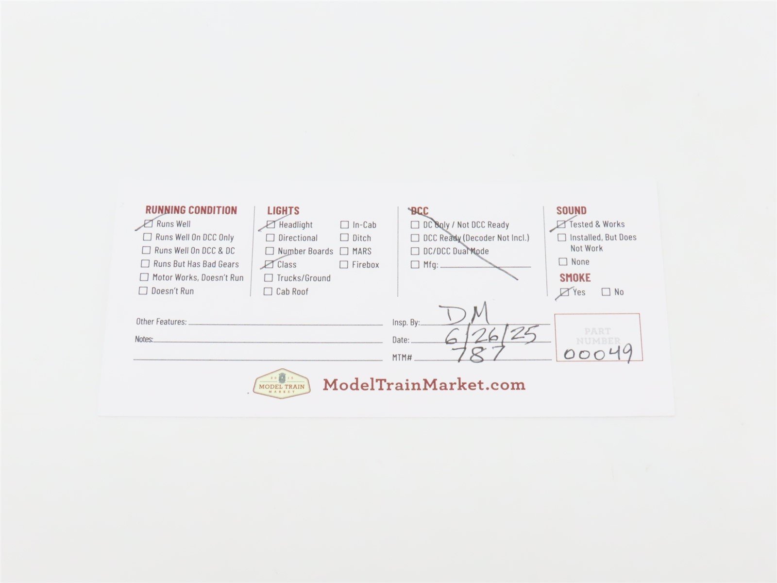 O 3-Rail Lionel 6-28633 B&O 2-8-4 