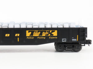 O Gauge 3-Rail MTH 20-95360 GNTX TTX Railgon Gondola w/ Coiled Wire Load 2-Pack