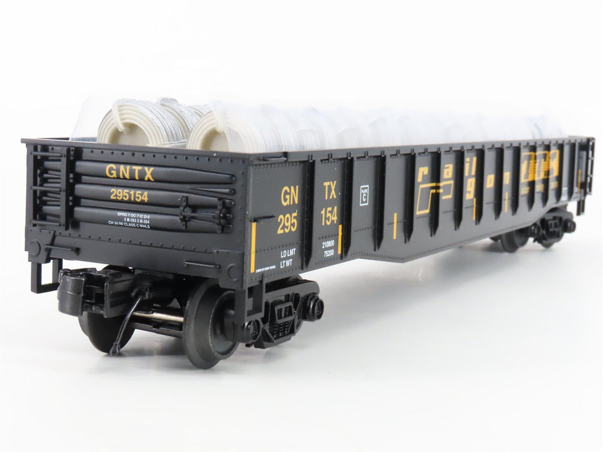 O Gauge 3-Rail MTH 20-95360 GNTX TTX Railgon Gondola w/ Coiled Wire Load 2-Pack