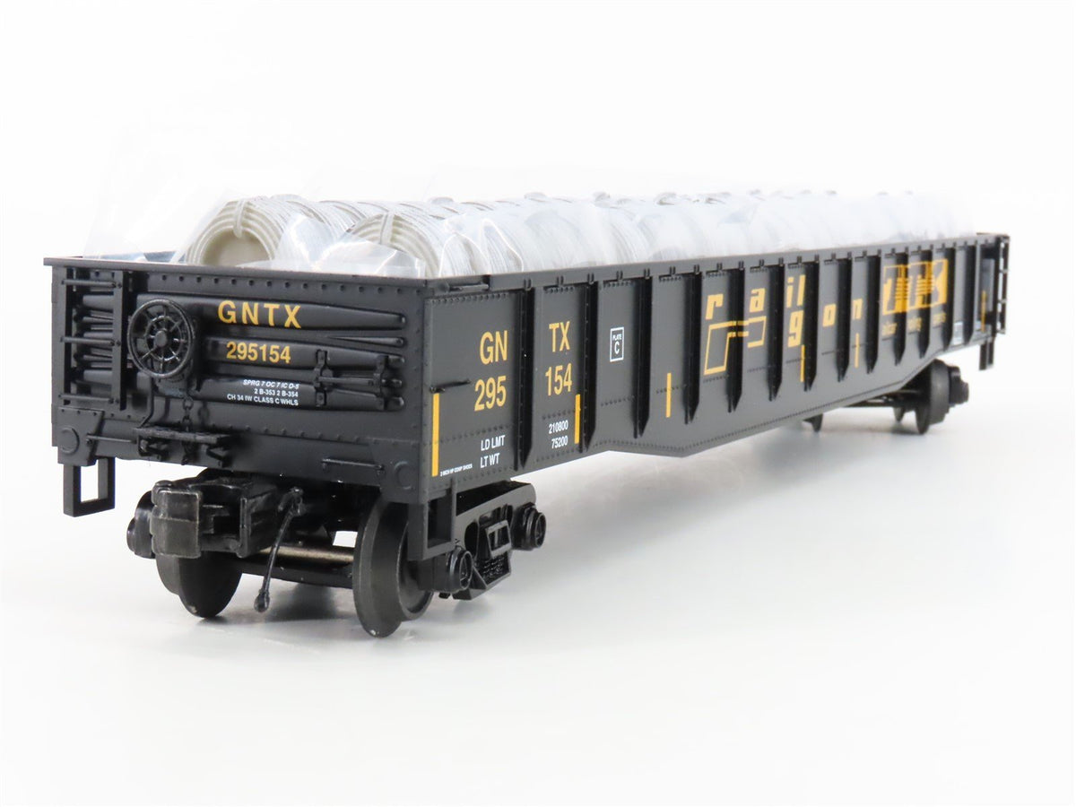 O Gauge 3-Rail MTH 20-95360 GNTX TTX Railgon Gondola w/ Coiled Wire Load 2-Pack