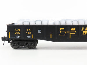 O Gauge 3-Rail MTH 20-95360 GNTX TTX Railgon Gondola w/ Coiled Wire Load 2-Pack