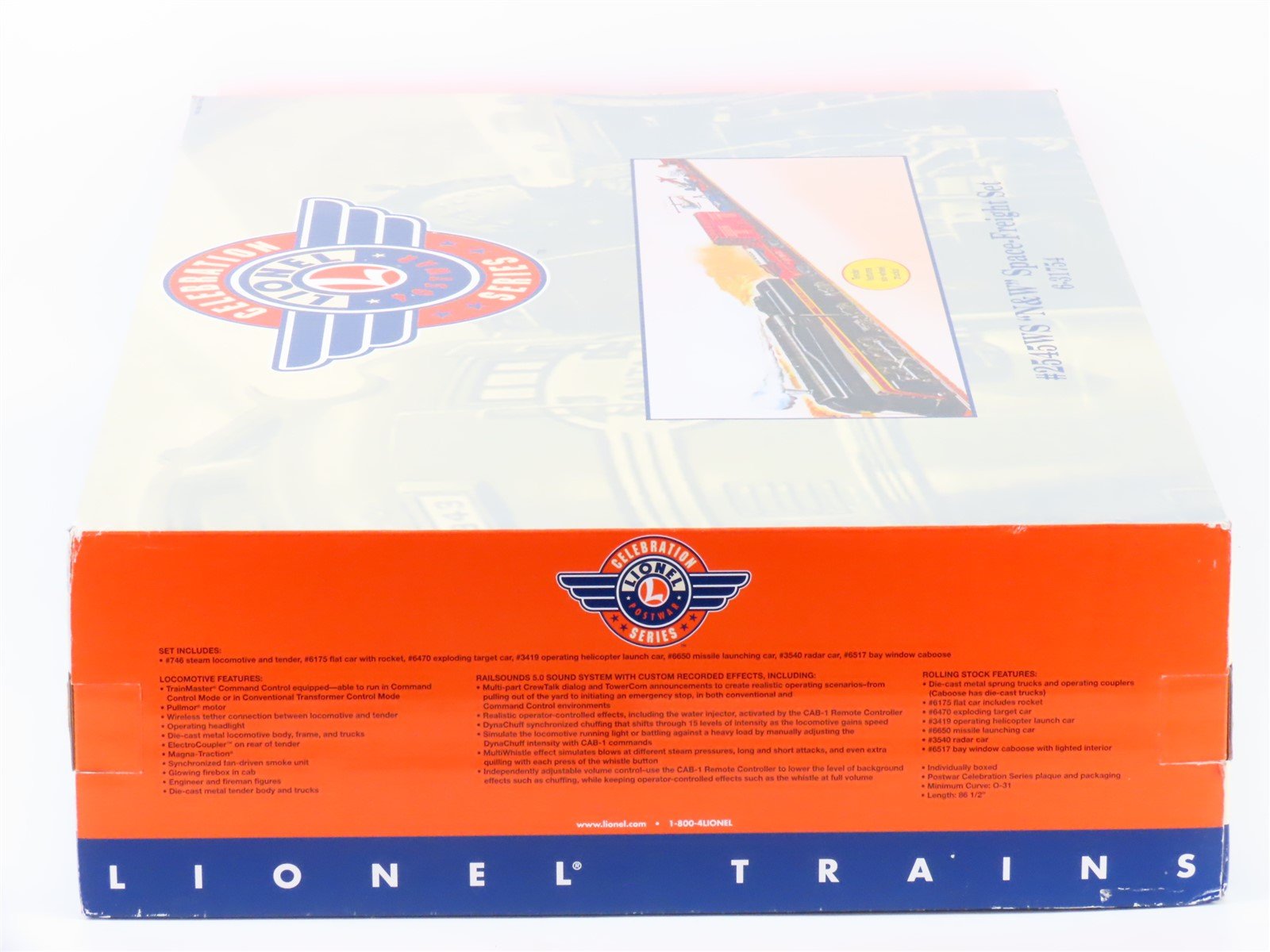 O 3-Rail Lionel 6-31754 Celebration #2545WS N&W 4-8-4 Steam Space-Freight Set