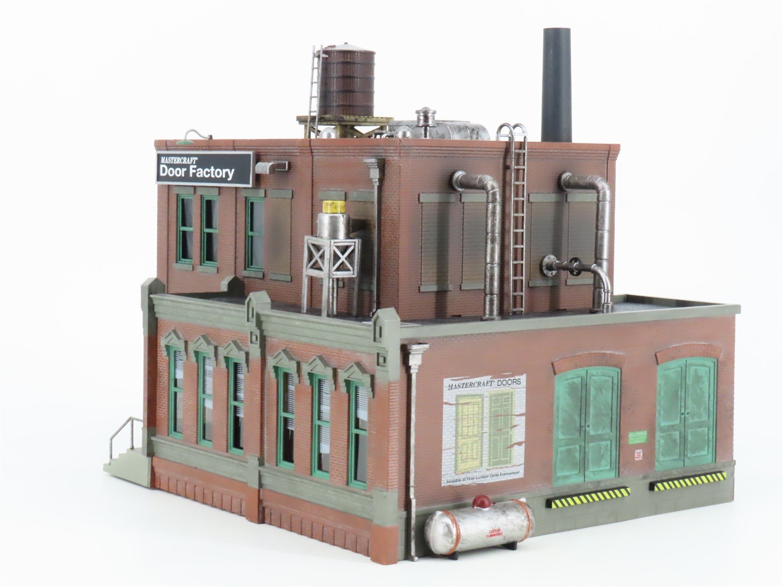O Scale Woodland Scenics Landmark BR5828 Mastercraft Door Factory - Weathered