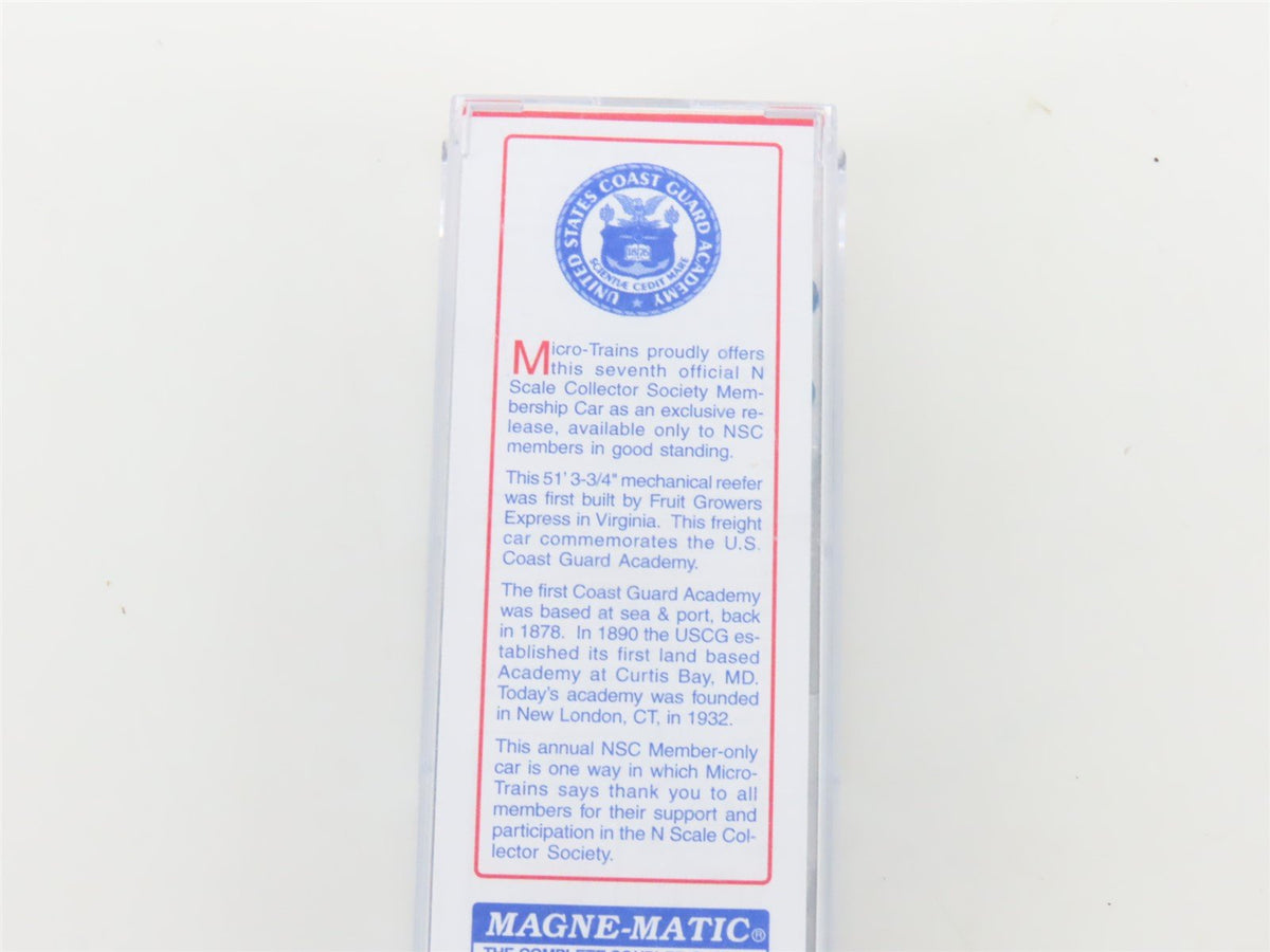 N Scale Micro-Trains MTL NSC 07-01 CGAX US Coast Guard 51&#39; Reefer #1876