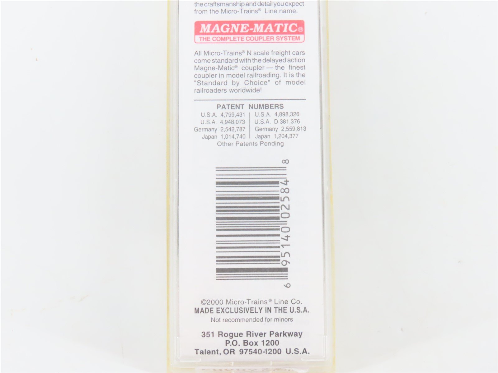 N Scale Micro-Trains MTL 90020 MTL 10th Anniversary 33' 2-Bay Hopper Car