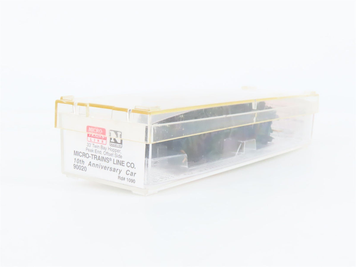 N Scale Micro-Trains MTL 90020 MTL 10th Anniversary 33&#39; 2-Bay Hopper Car