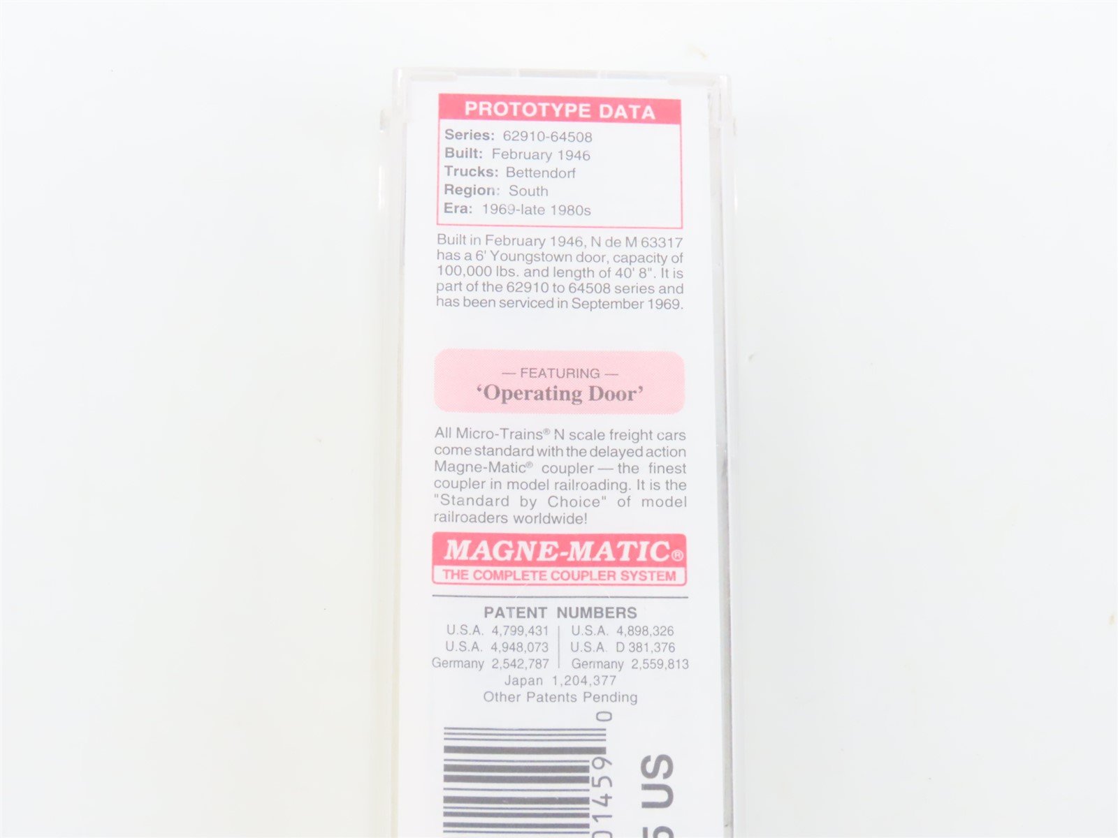 N Scale Micro-Trains MTL 02000730 NdeM Ferro Tienda Conasupo 40' Boxcar #63317