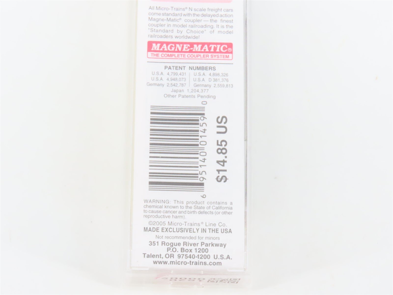 N Scale Micro-Trains MTL 02000730 NdeM Ferro Tienda Conasupo 40' Boxcar #63317