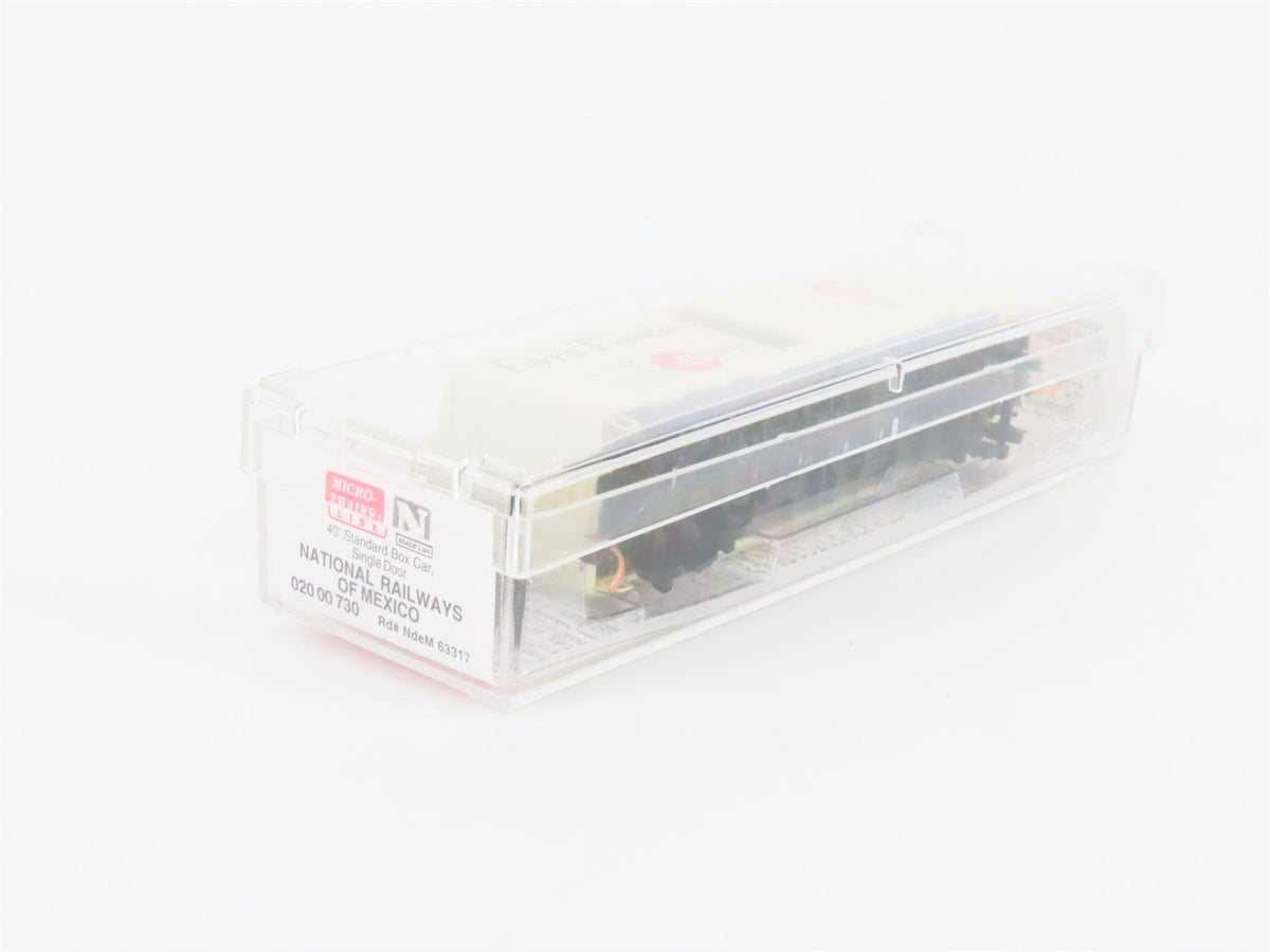 N Scale Micro-Trains MTL 02000730 NdeM Ferro Tienda Conasupo 40&#39; Boxcar #63317