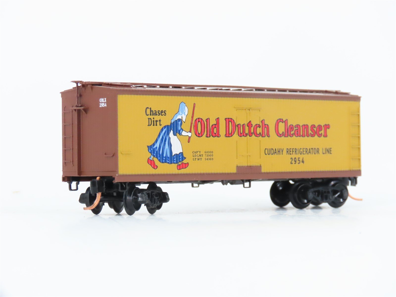 N Scale Micro-Trains MTL 49010 CRLX Old Dutch Cleanser 40' Wood Reefer #2954
