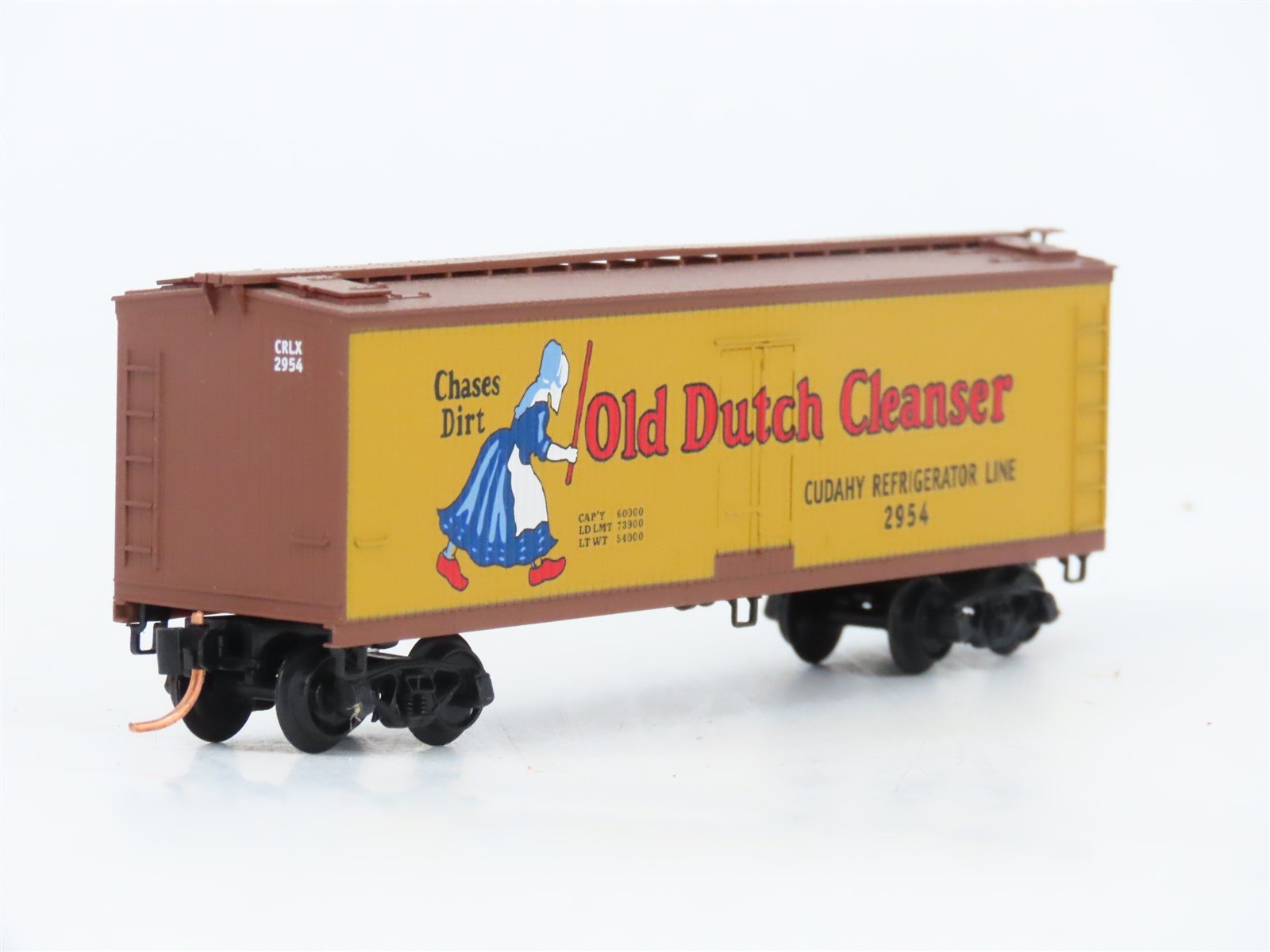 N Scale Micro-Trains MTL 49010 CRLX Old Dutch Cleanser 40' Wood Reefer #2954