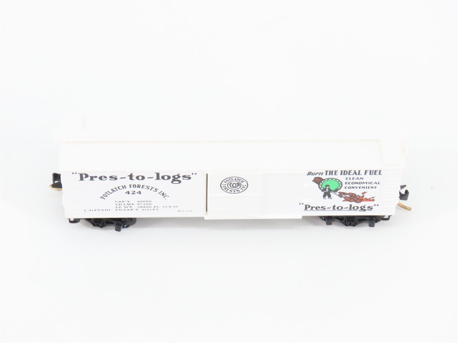 N Scale Micro-Trains MTL 42060 Potlatch Lumber Co 40' Wood Boxcar #424