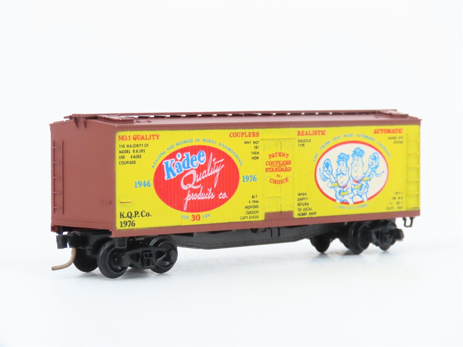 N Scale Kadee Micro-Trains MTL 47990 KQPCo 1946-1976 Wood 40' Reefer #1976