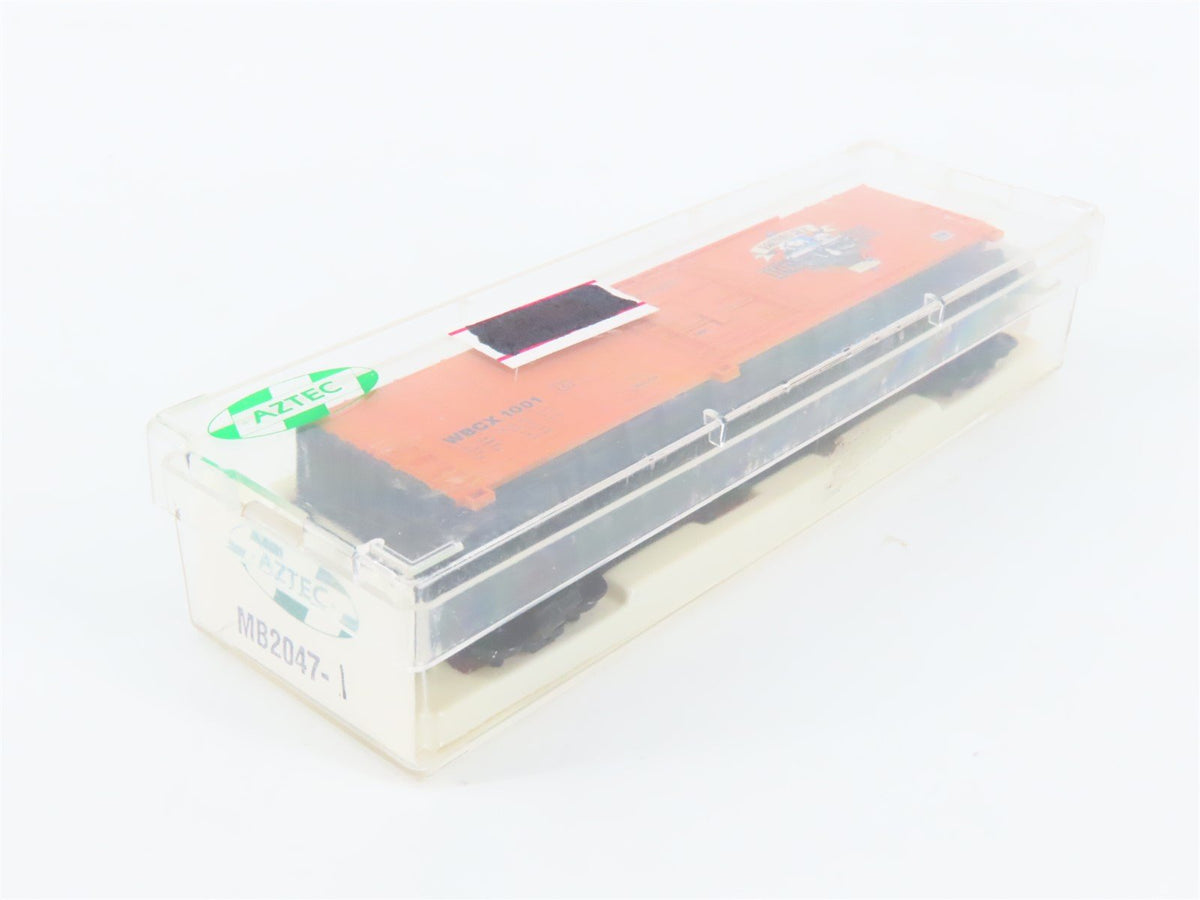 N Scale Aztec MB2047-1 WBCX Railyard Ale Insulated Single Door Box Car #1001