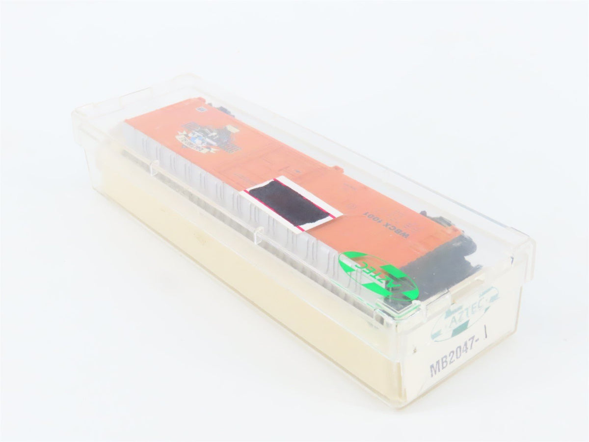N Scale Aztec MB2047-1 WBCX Railyard Ale Insulated Single Door Box Car #1001