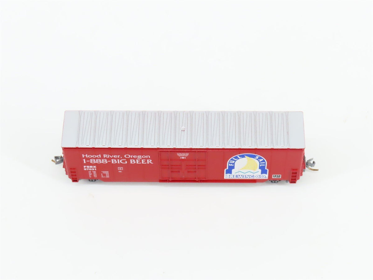 N Scale Aztec MB2047-15 FSBX Full Sail Brewing Co. Single Door Box Car #97031