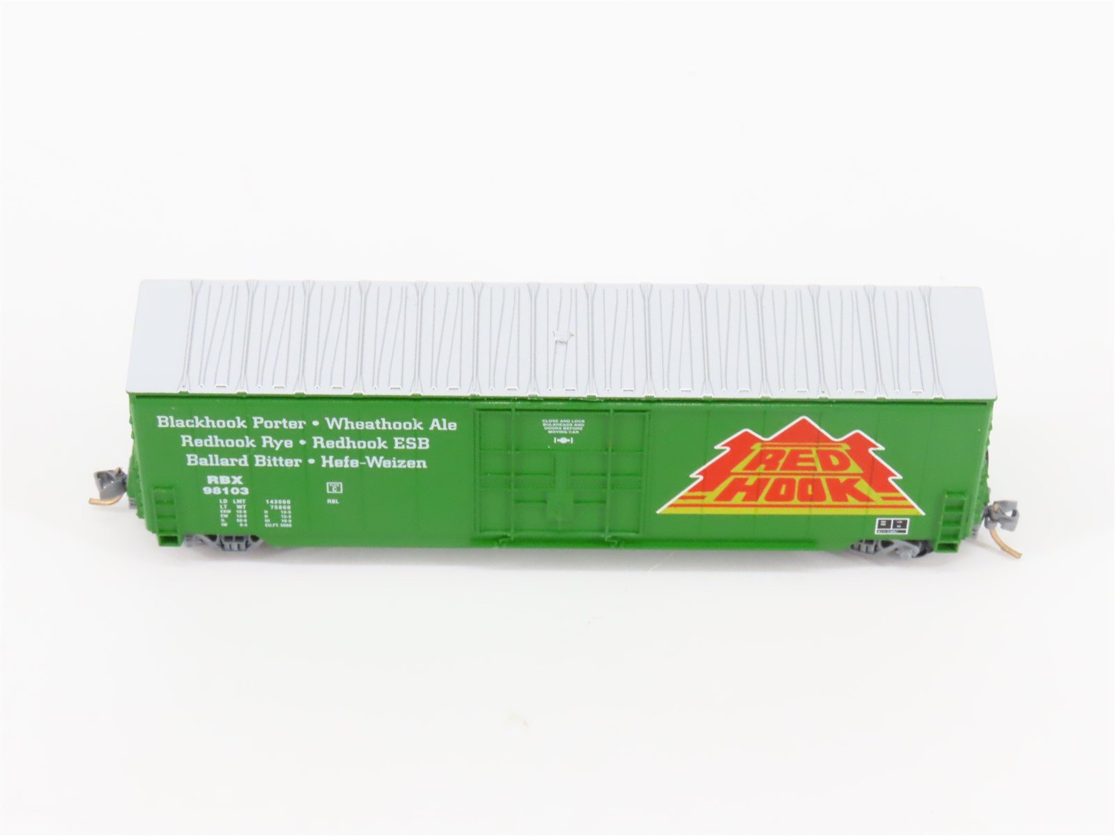 N Scale Aztec MB2047-12 RBX Red Hook Single Door Box Car #98103