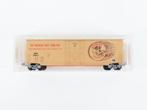 N Scale Aztec MB2047-17 HBX Hogshead Brewing Single Door Box Car #95814