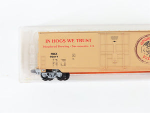 N Scale Aztec MB2047-17 HBX Hogshead Brewing Single Door Box Car #95814