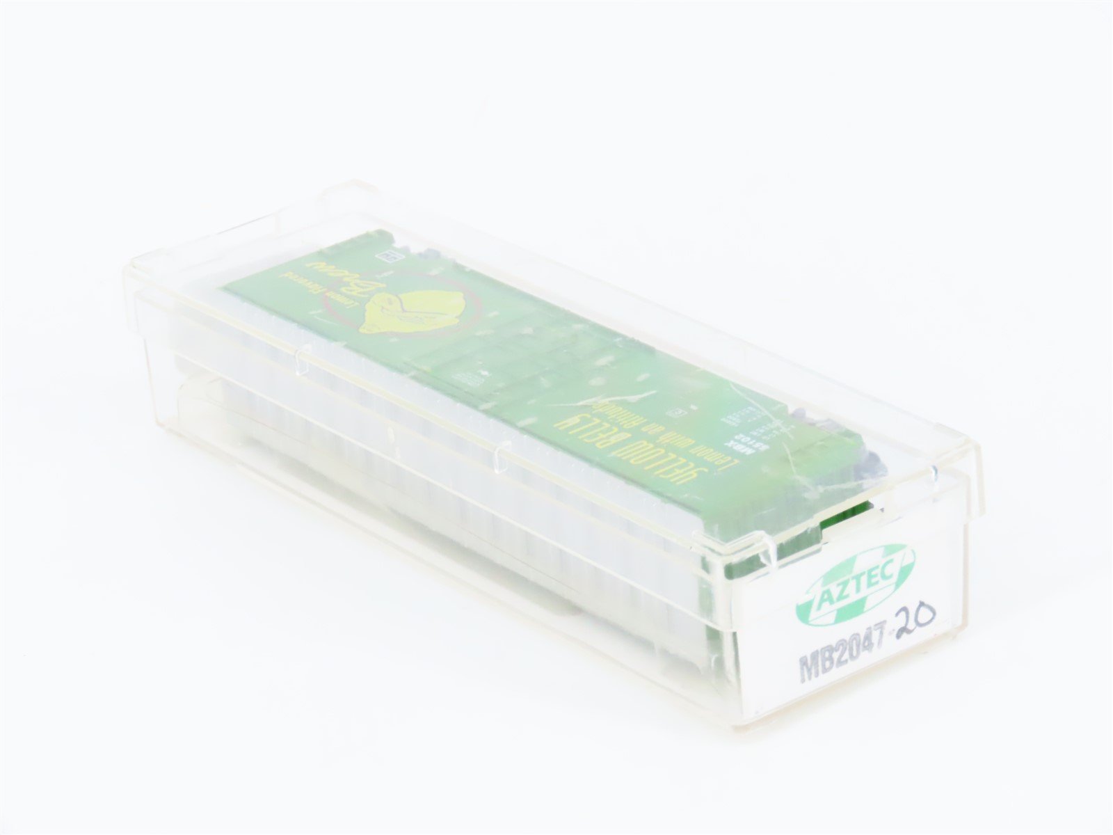 N Scale Aztec MB2047-20 MBX Yellow Belly Single Door Box Car #55102
