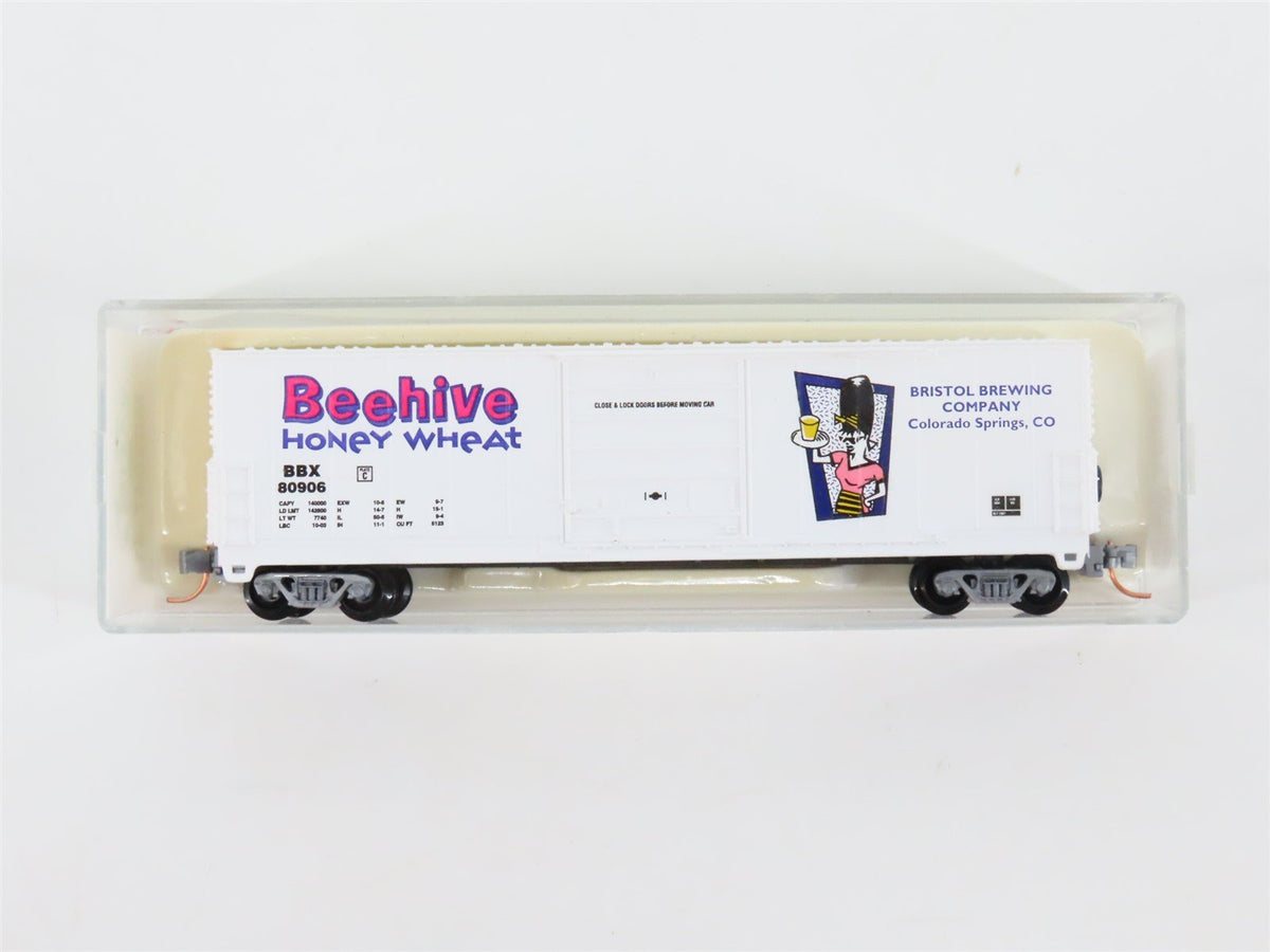 N Scale Aztec MB2047-41 BBX Beehive Honey Wheat Single Door Box Car #80906