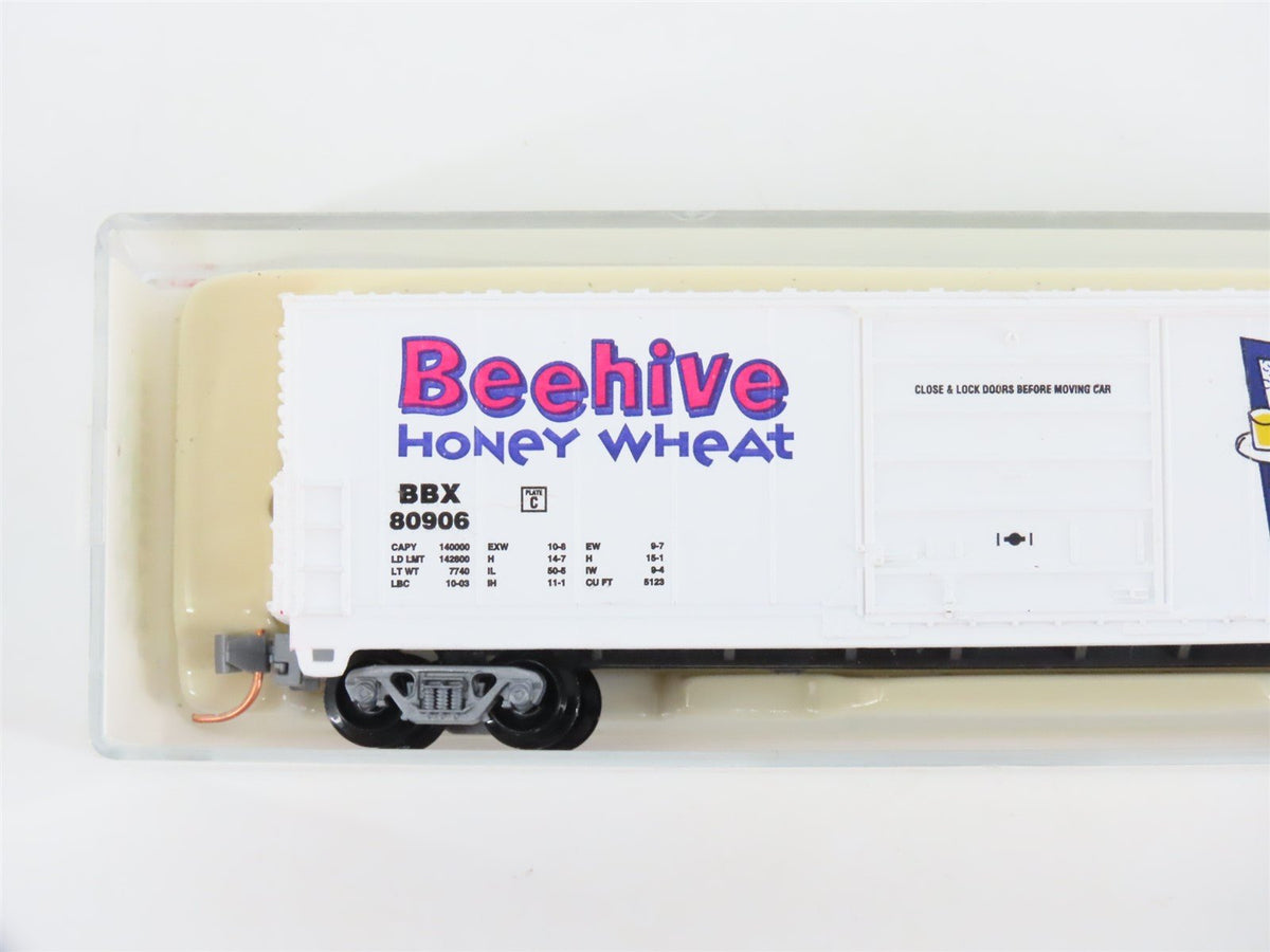 N Scale Aztec MB2047-41 BBX Beehive Honey Wheat Single Door Box Car #80906