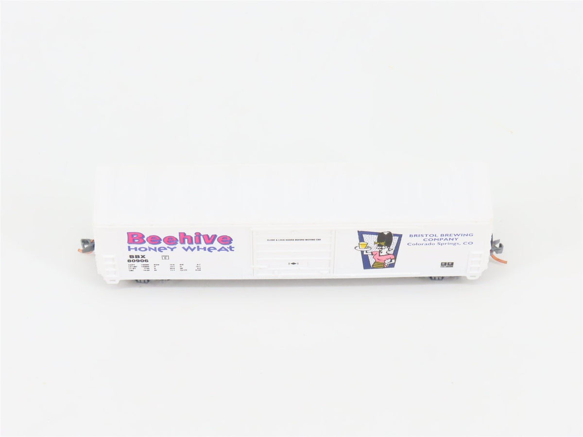 N Scale Aztec MB2047-41 BBX Beehive Honey Wheat Single Door Box Car #80906