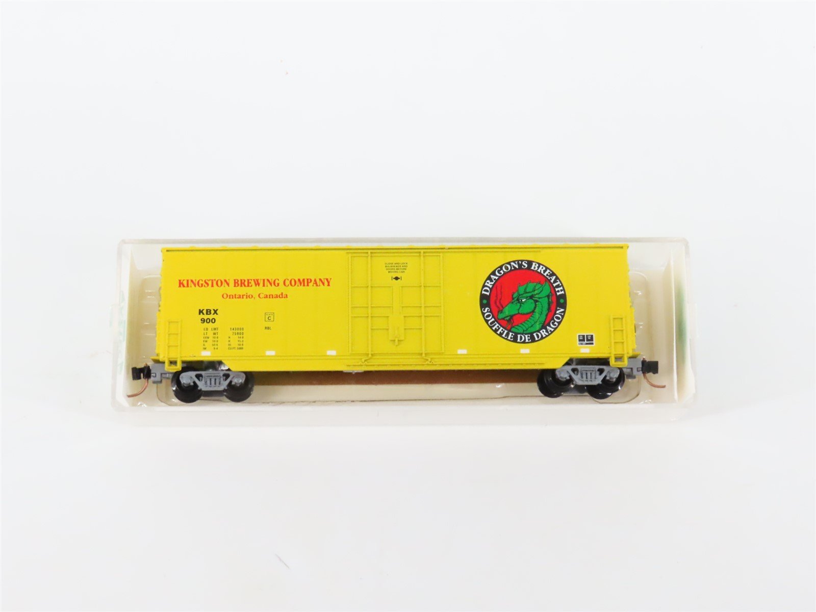 N Scale Aztec MB2047-25 KBX Kingston Brewing Company Single Door Box Car #900