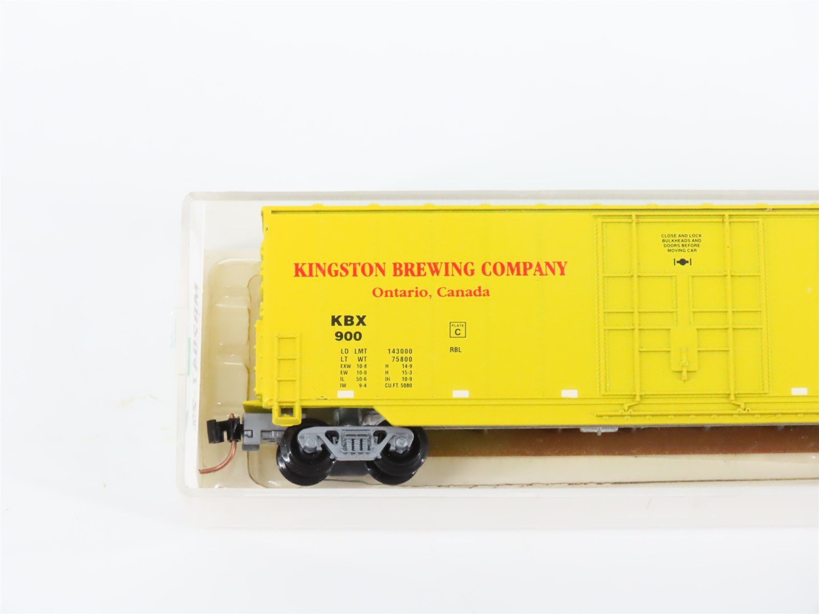 N Scale Aztec MB2047-25 KBX Kingston Brewing Company Single Door Box Car #900