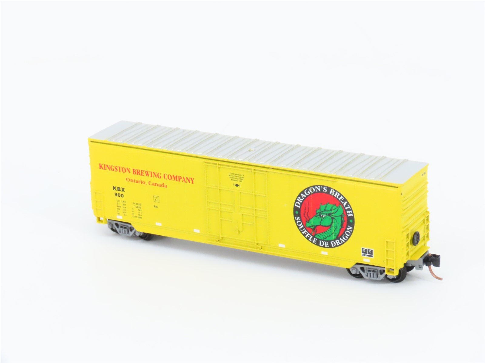 N Scale Aztec MB2047-25 KBX Kingston Brewing Company Single Door Box Car #900