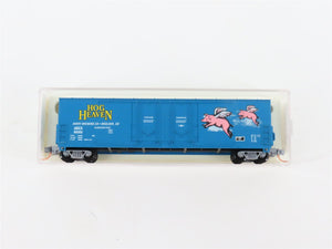 N Scale Aztec MB2047-40 ABCX Hog Heaven Double Plug Door Box Car #80303