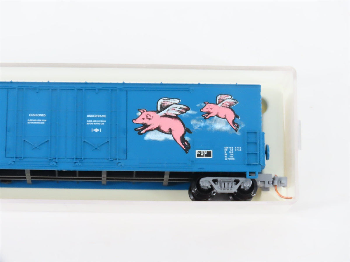 N Scale Aztec MB2047-40 ABCX Hog Heaven Double Plug Door Box Car #80303