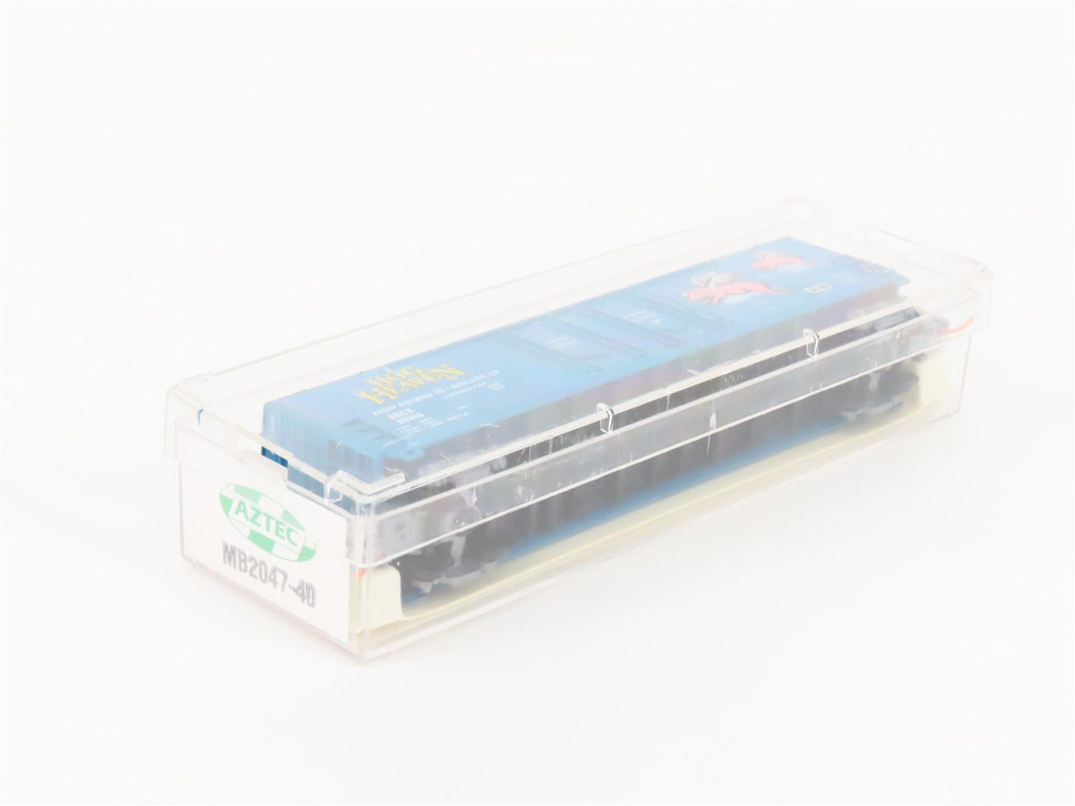 N Scale Aztec MB2047-40 ABCX Hog Heaven Double Plug Door Box Car #80303