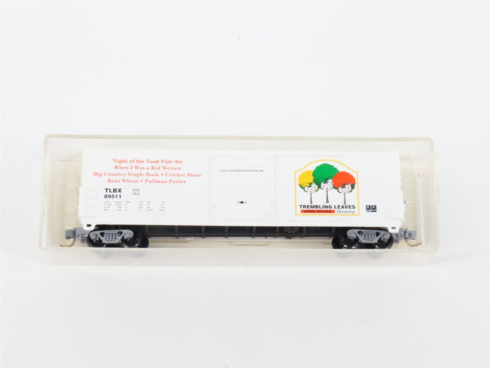 N Scale Aztec MB2047-9 TLBX Trembling Leaves Single Door Box Car #89511