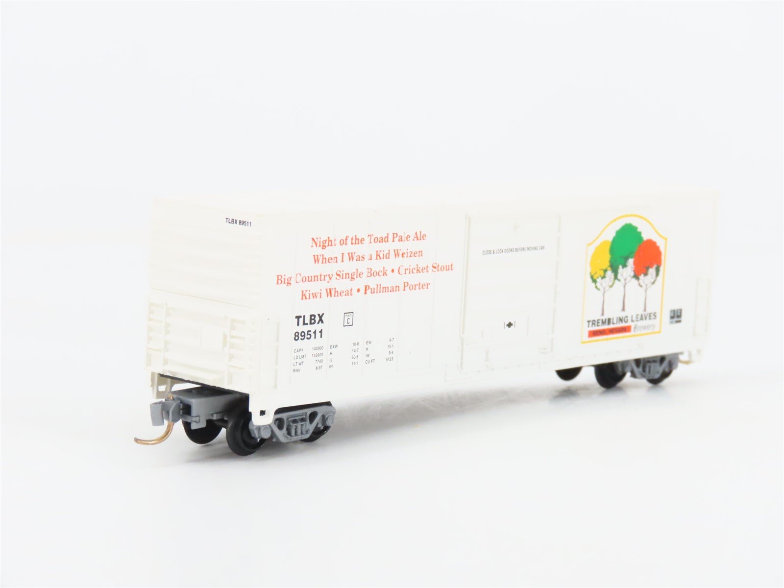 N Scale Aztec MB2047-9 TLBX Trembling Leaves Single Door Box Car #89511