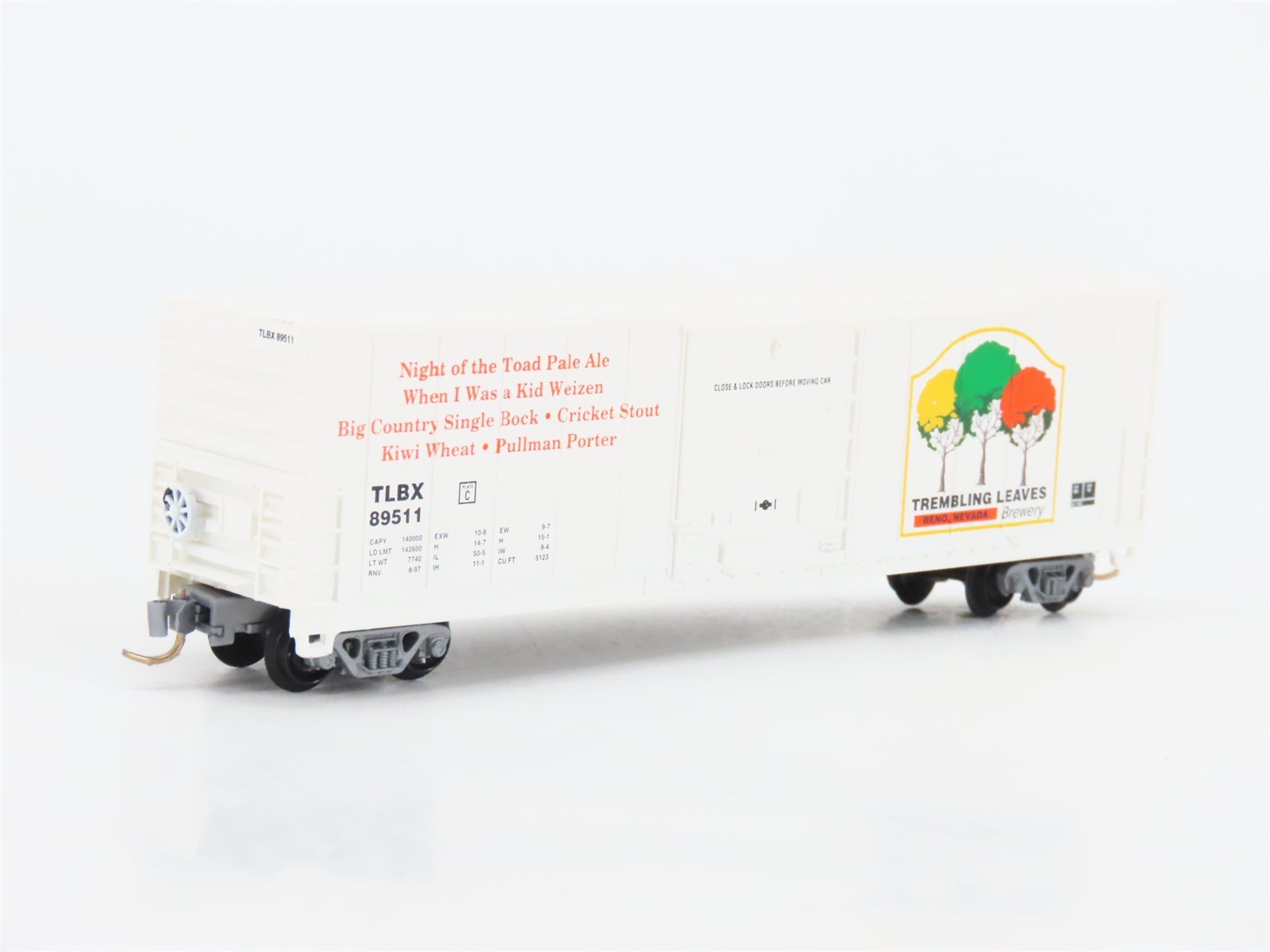 N Scale Aztec MB2047-9 TLBX Trembling Leaves Single Door Box Car #89511