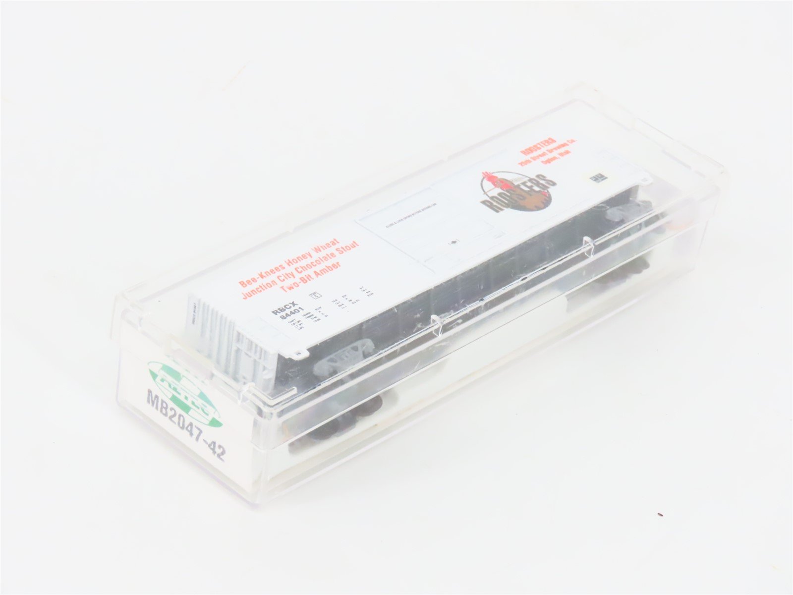 N Scale Aztec MB2047-42 RBCX Roosters Single Door Box Car #84401