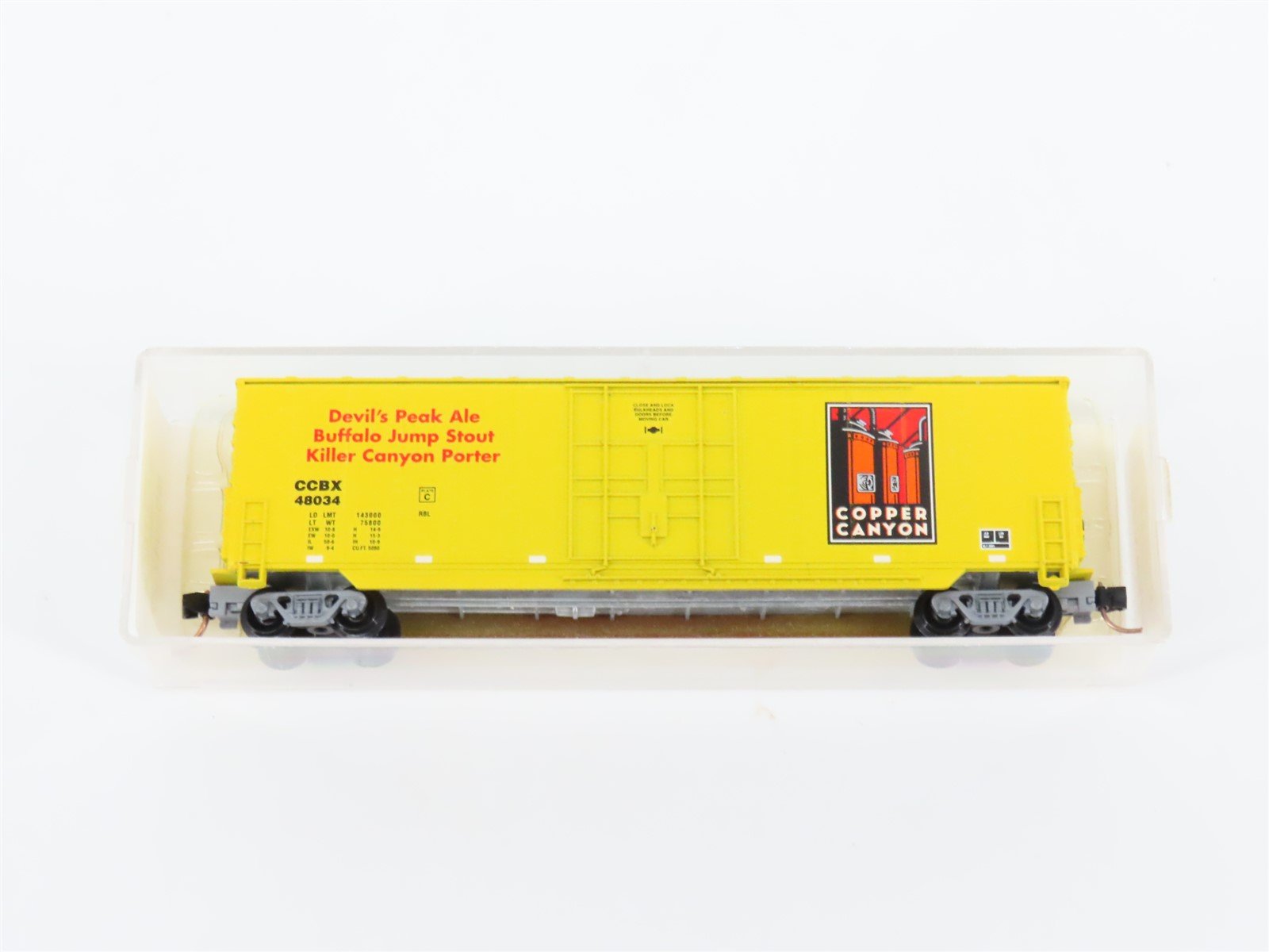 N Scale Aztec MB2047-27 CCBX Copper Canyon Single Door Box Car #48034