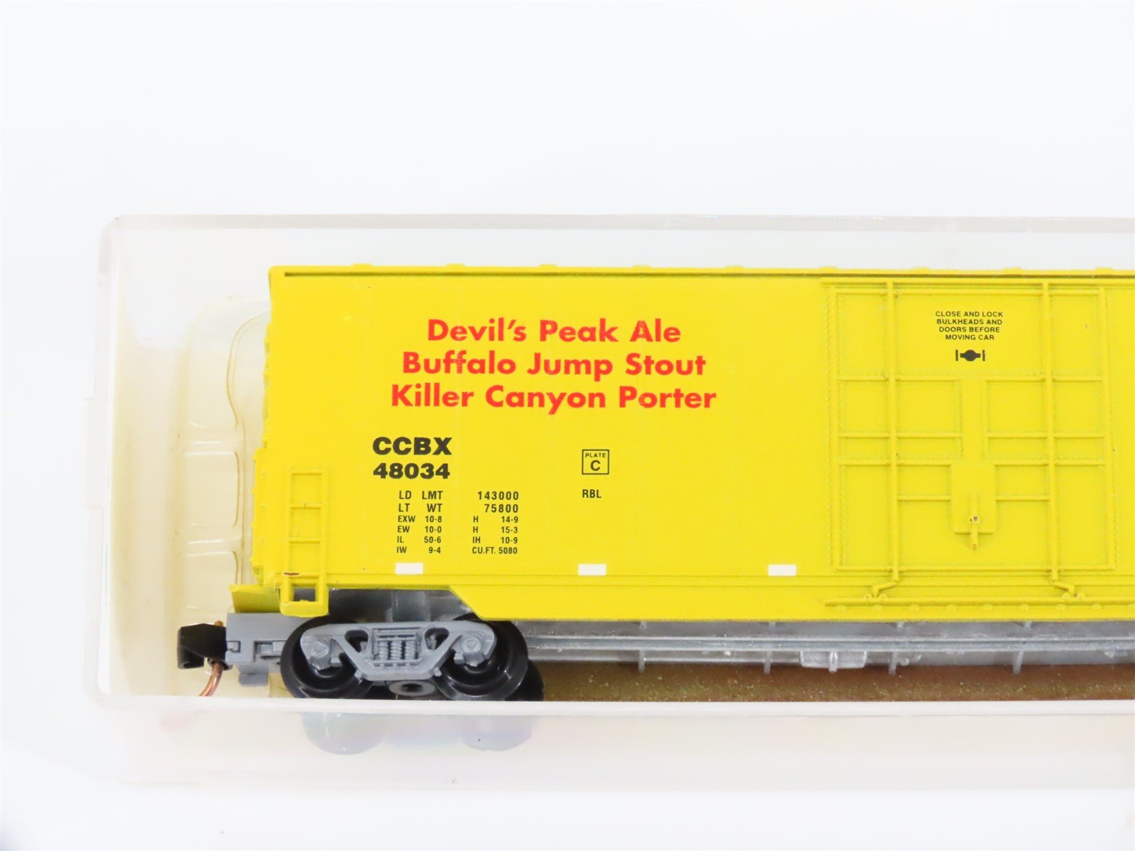 N Scale Aztec MB2047-27 CCBX Copper Canyon Single Door Box Car #48034