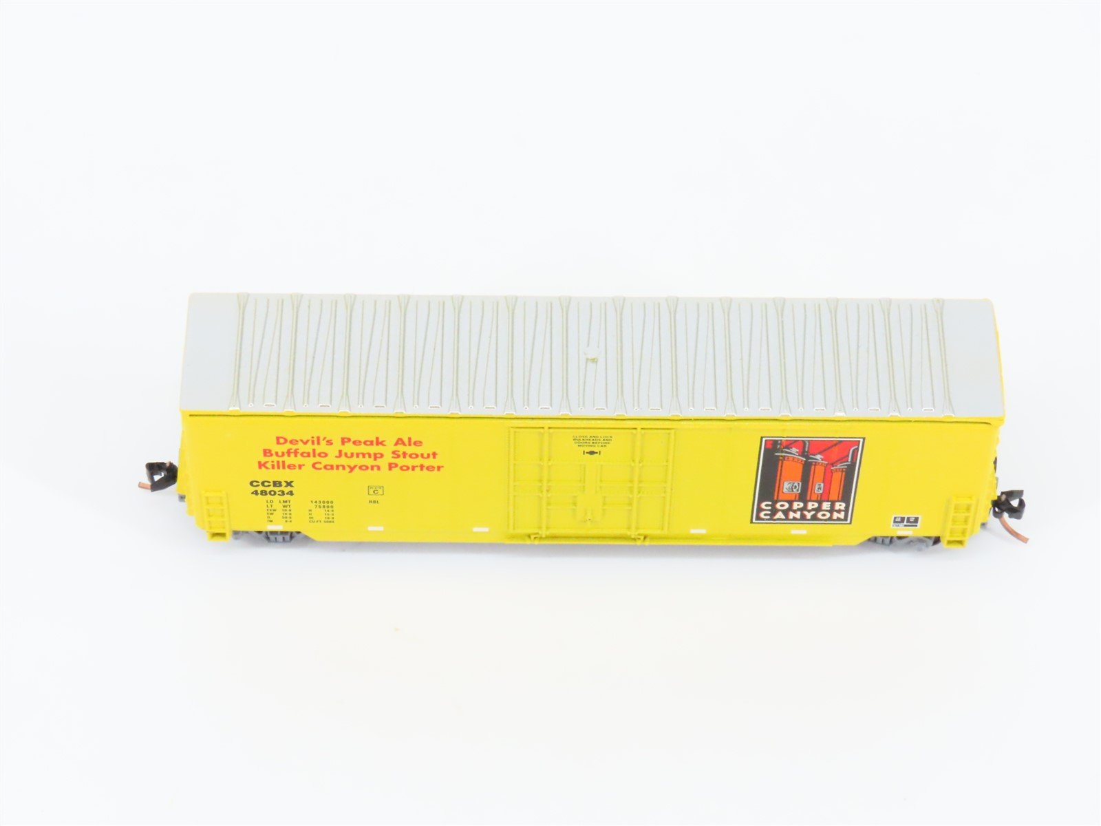 N Scale Aztec MB2047-27 CCBX Copper Canyon Single Door Box Car #48034