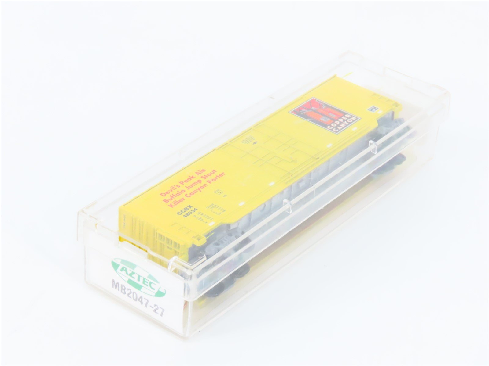 N Scale Aztec MB2047-27 CCBX Copper Canyon Single Door Box Car #48034