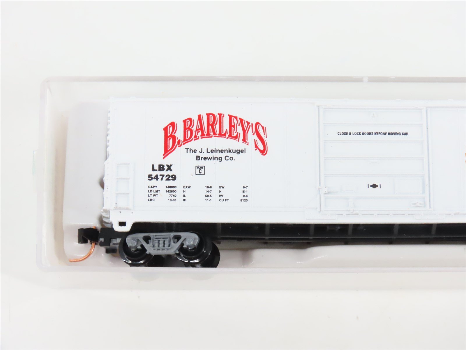 N Scale Aztec MB2047-34 LBX B. Barley's Single Door Box Car #54729