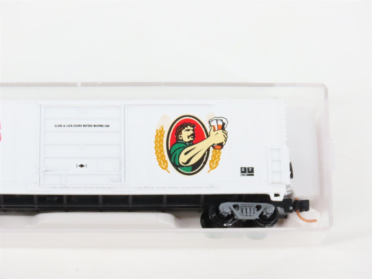 N Scale Aztec MB2047-34 LBX B. Barley&#39;s Single Door Box Car #54729