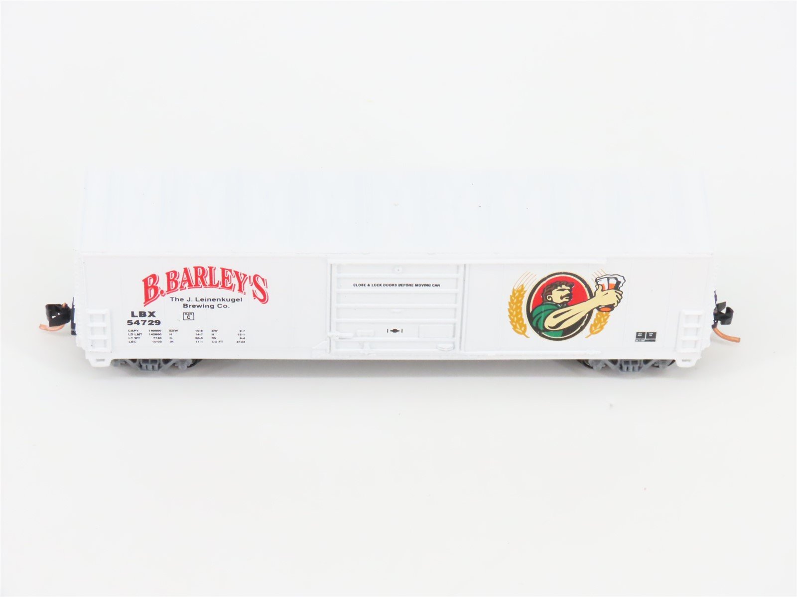 N Scale Aztec MB2047-34 LBX B. Barley's Single Door Box Car #54729