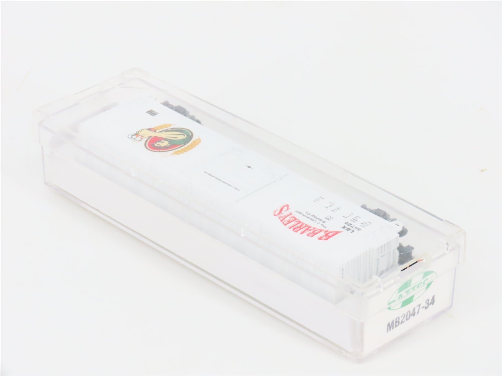 N Scale Aztec MB2047-34 LBX B. Barley's Single Door Box Car #54729