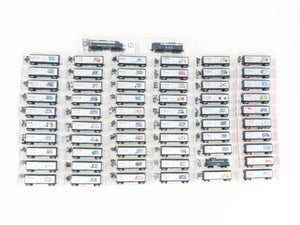 N Scale Micro-Trains MTL United States FT A/B Diesel Loco Set w/60 State Cars