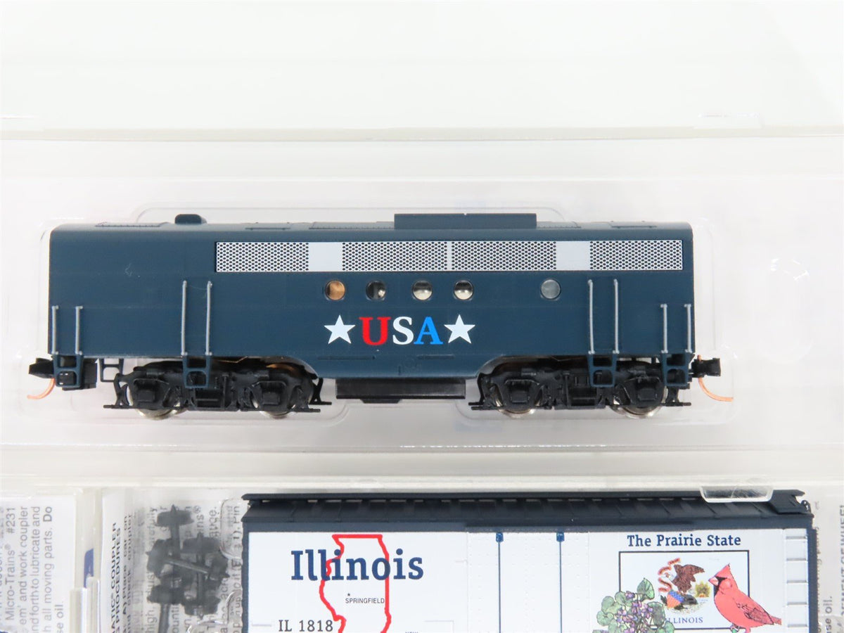N Scale Micro-Trains MTL United States FT A/B Diesel Loco Set w/60 State Cars