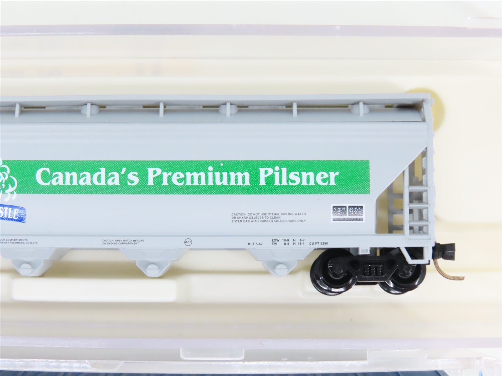 LOT of 5 N Scale Atlas/Aztec/MTL SWBX/NADX/OHX 3- Bay Hopper & Boxcars